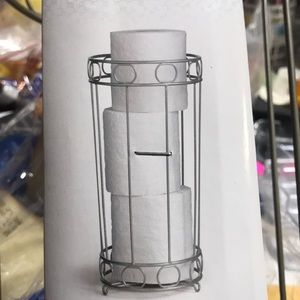 Homz smart solutions TOLIET PAPER HOLDER NEW 💫NWT satin nickel finish 3 roll 🛍